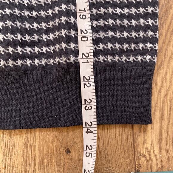 NWT LOFT Herringbone Cardigan Sweater Preppy Academia Capsule Closet S - Picture 7 of 7